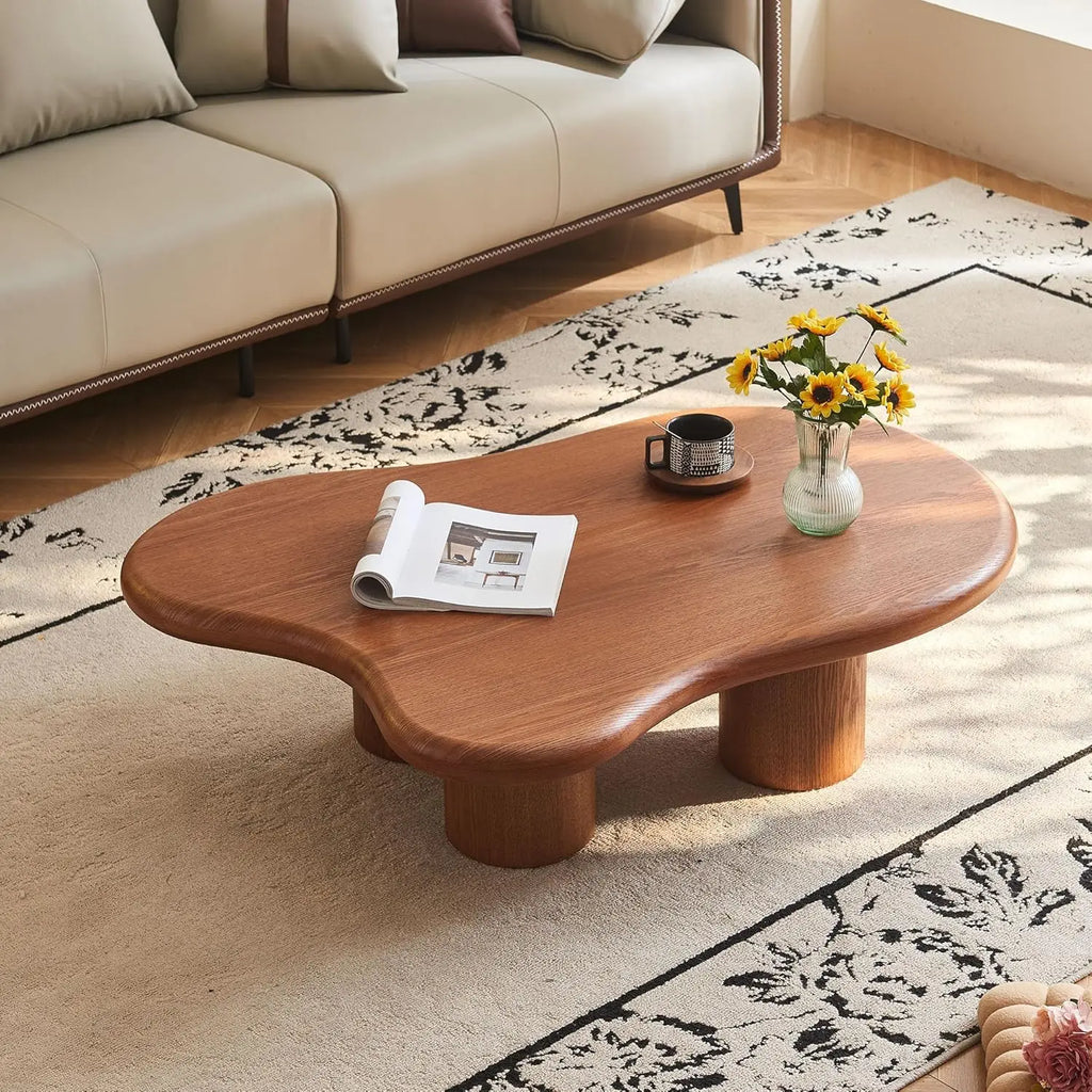 48" Cloud Wooden Coffee Table