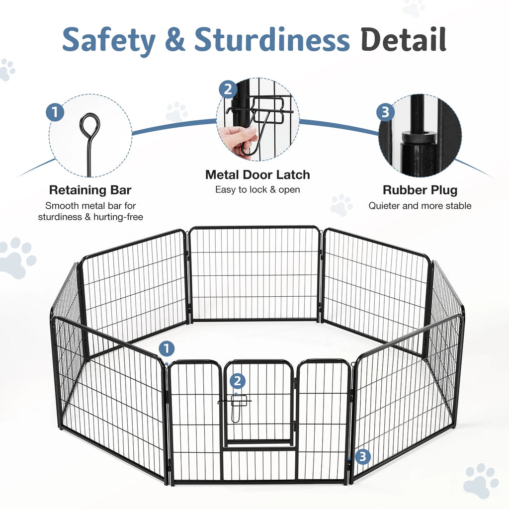 8 Panel Dog Playpen