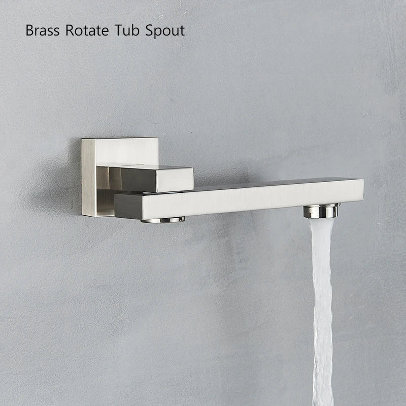 Brushed Nickel Shower Faucet 2/3 Way Shower