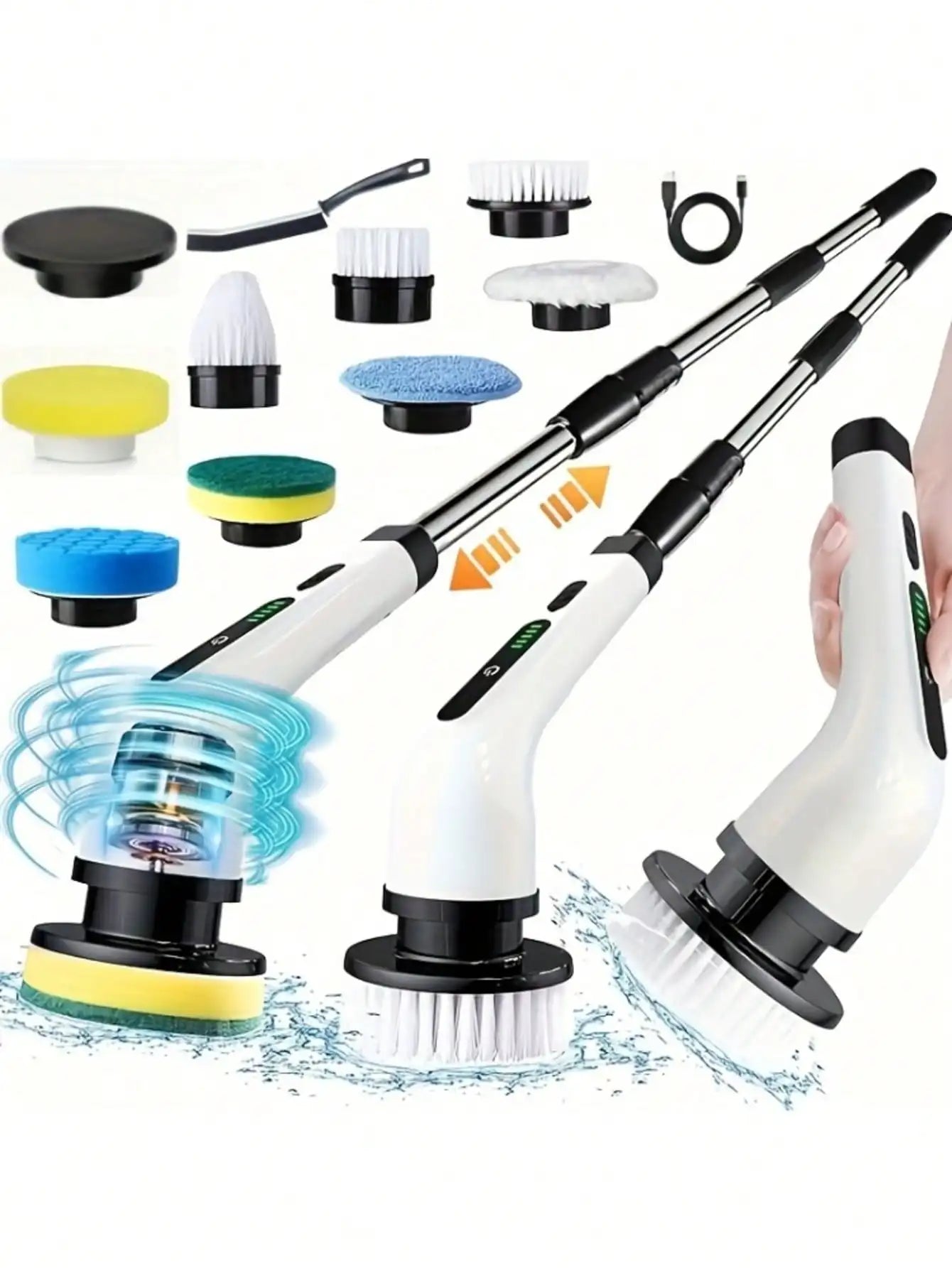 9 In 1 Electric Spin Scrubber Cordless