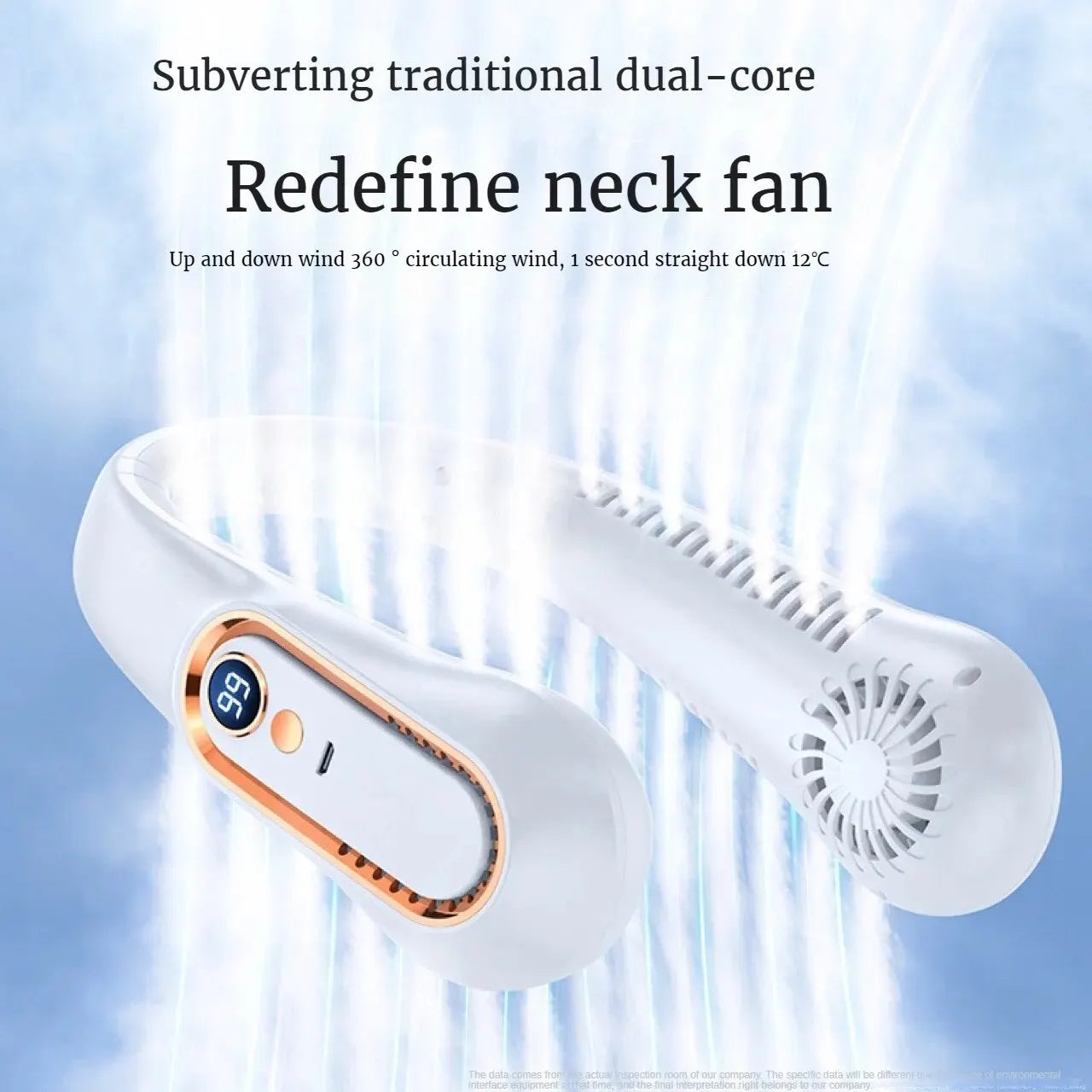 USB Rechargeable Portable Neck Fan