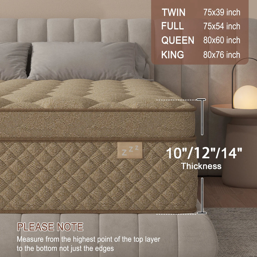 Gel Memory Foam  Pocket Spring Mattress