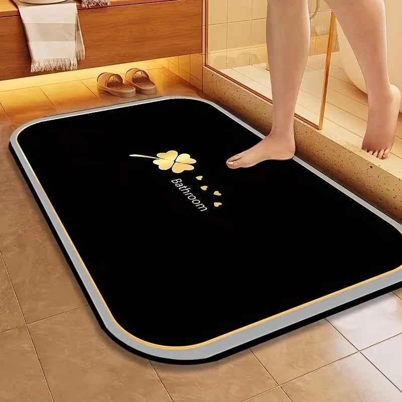 1pc Non-Slip Floor Mat For Bath/Kitchen/Pet Feeding