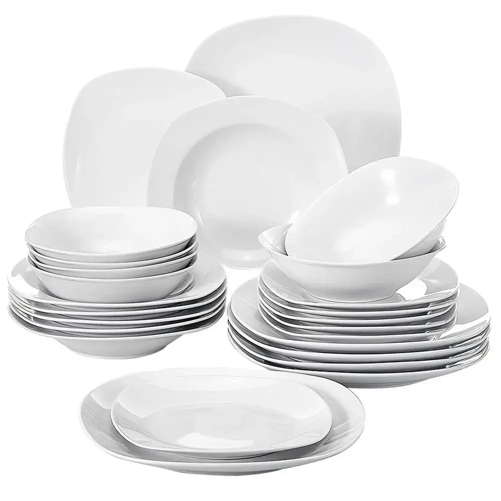 24-Piece Porcelain Tableware Set