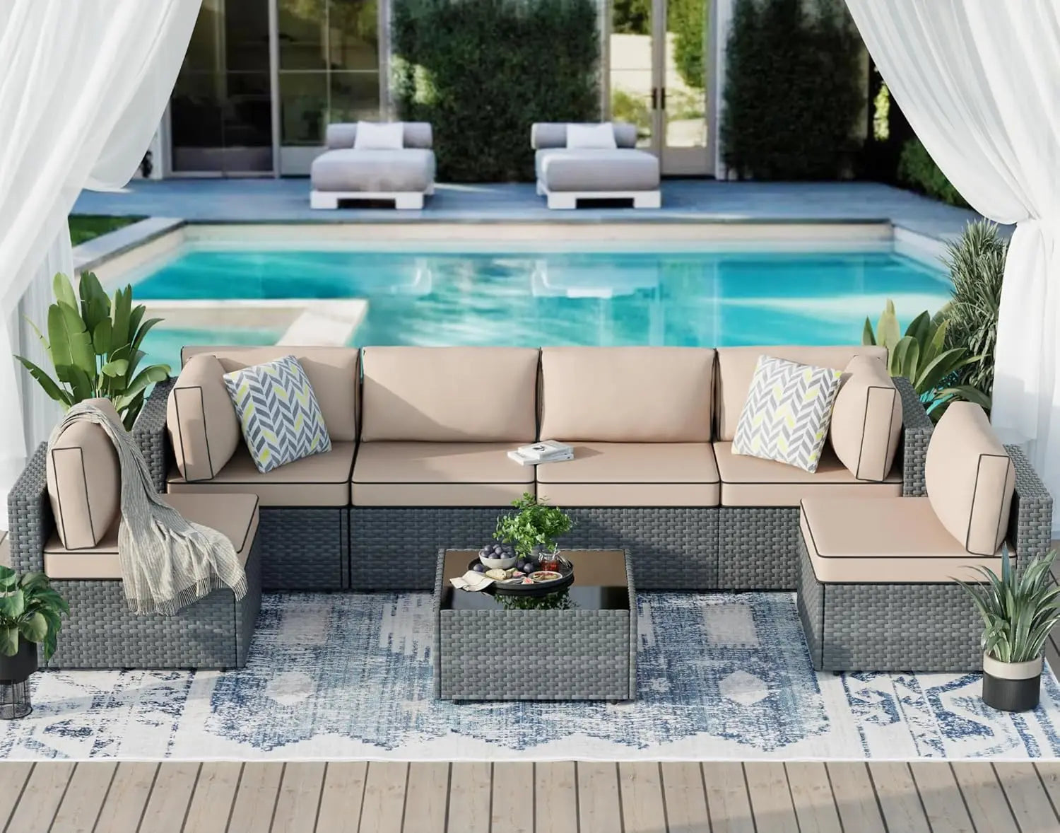 7-Piece Outdoor Patio Furniture Set