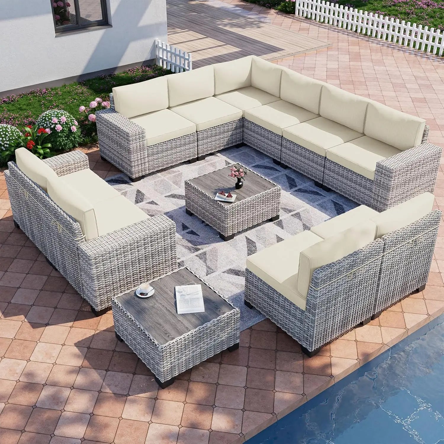 12-Piece Outdoor Patio Furniture Set