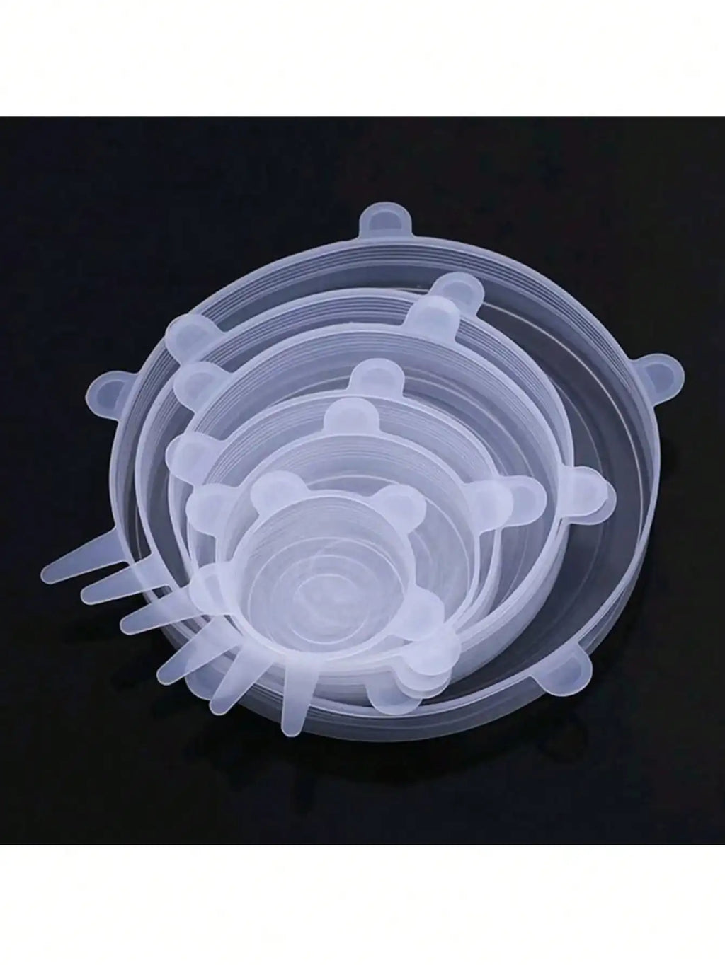 Silicone Stretch Food Storage Bowl Lids, re-usable