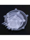 Silicone Stretch Food Storage Bowl Lids, re-usable