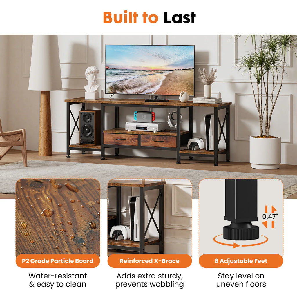 Wooden 70"/75" TV Stand