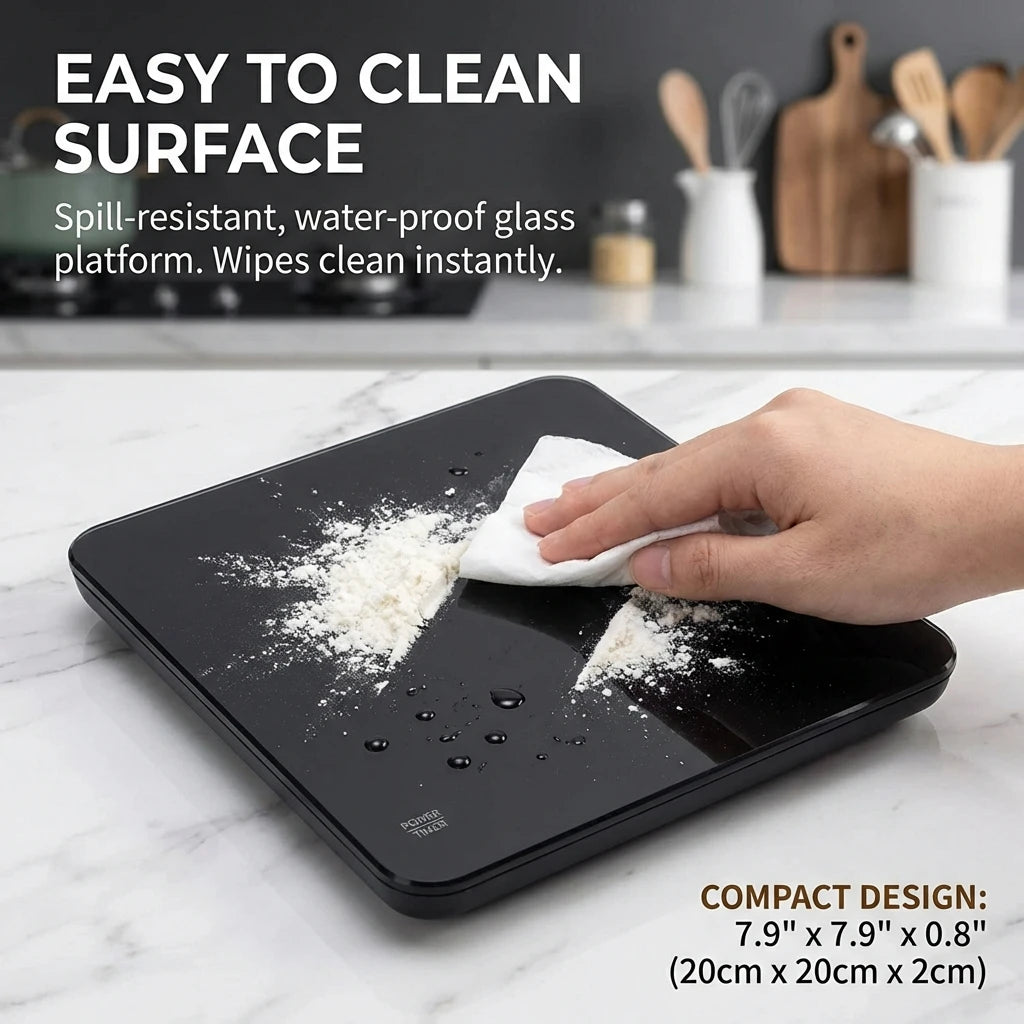 Digital Kitchen Scale LED Screen USB Powered