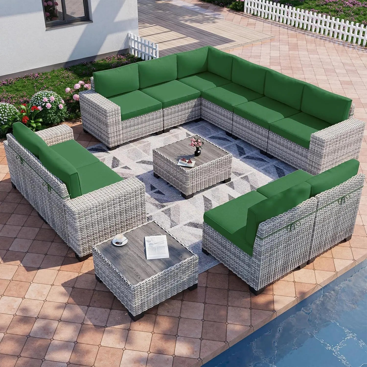 12-Piece Outdoor Patio Furniture Set