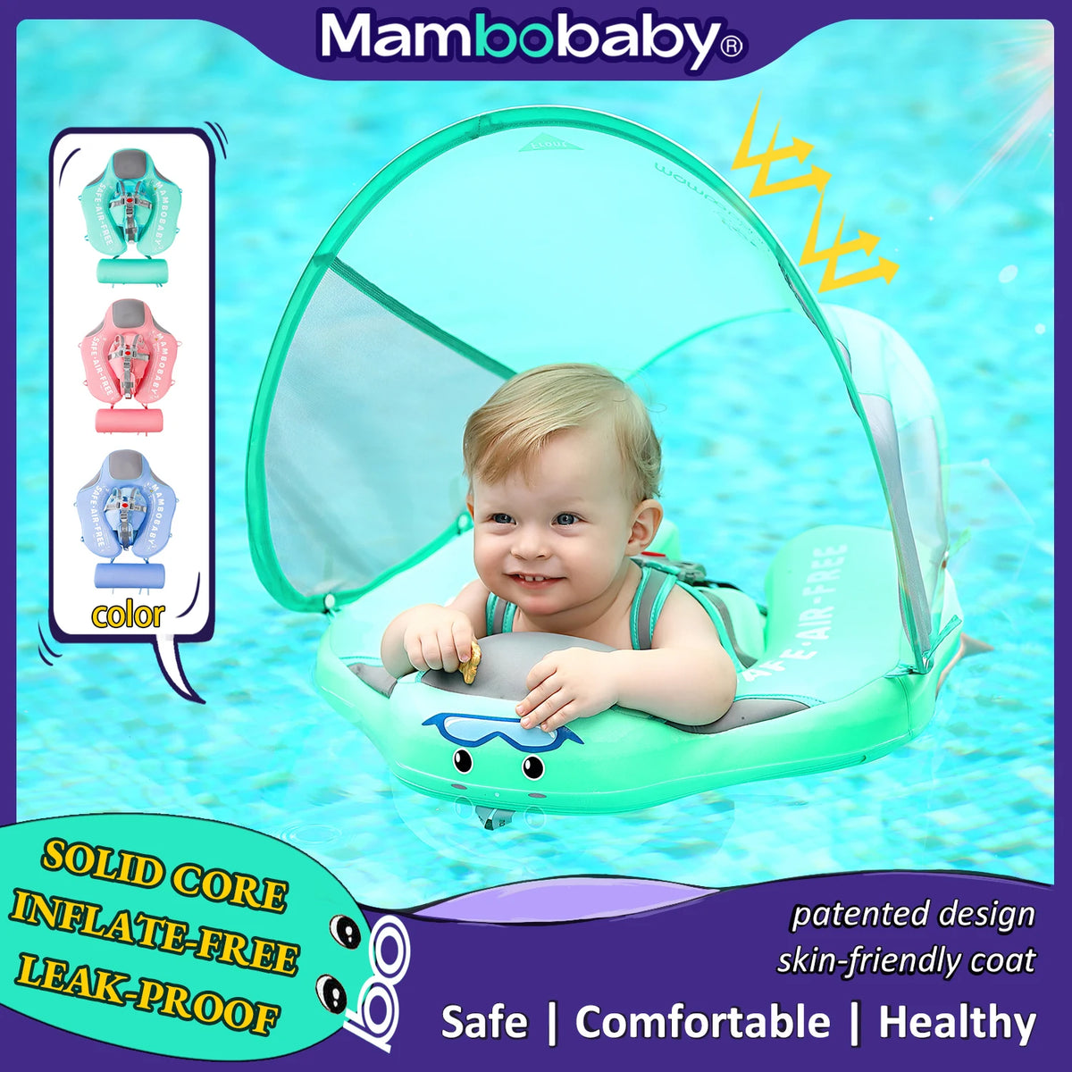 Baby Float with Sunshade Canopy