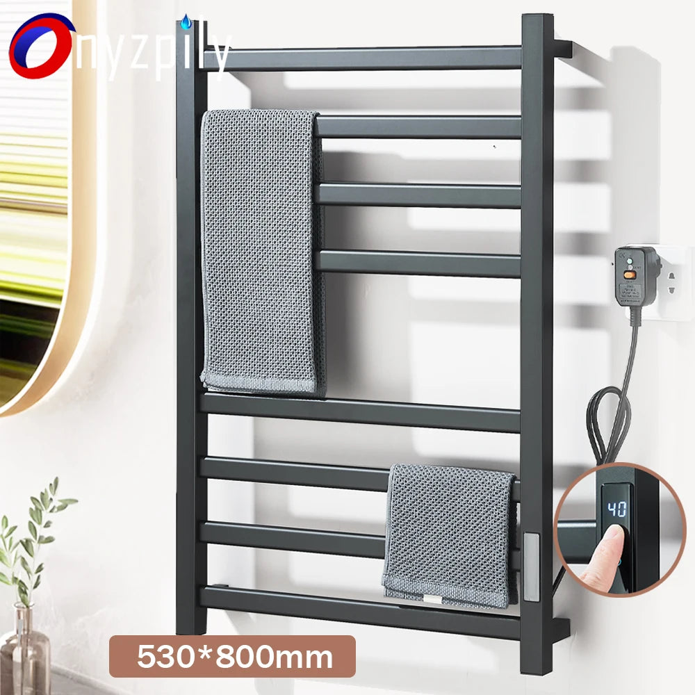 Bathroom Electric Heated Towel Rack