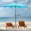 10FT Solar Patio Umbrella