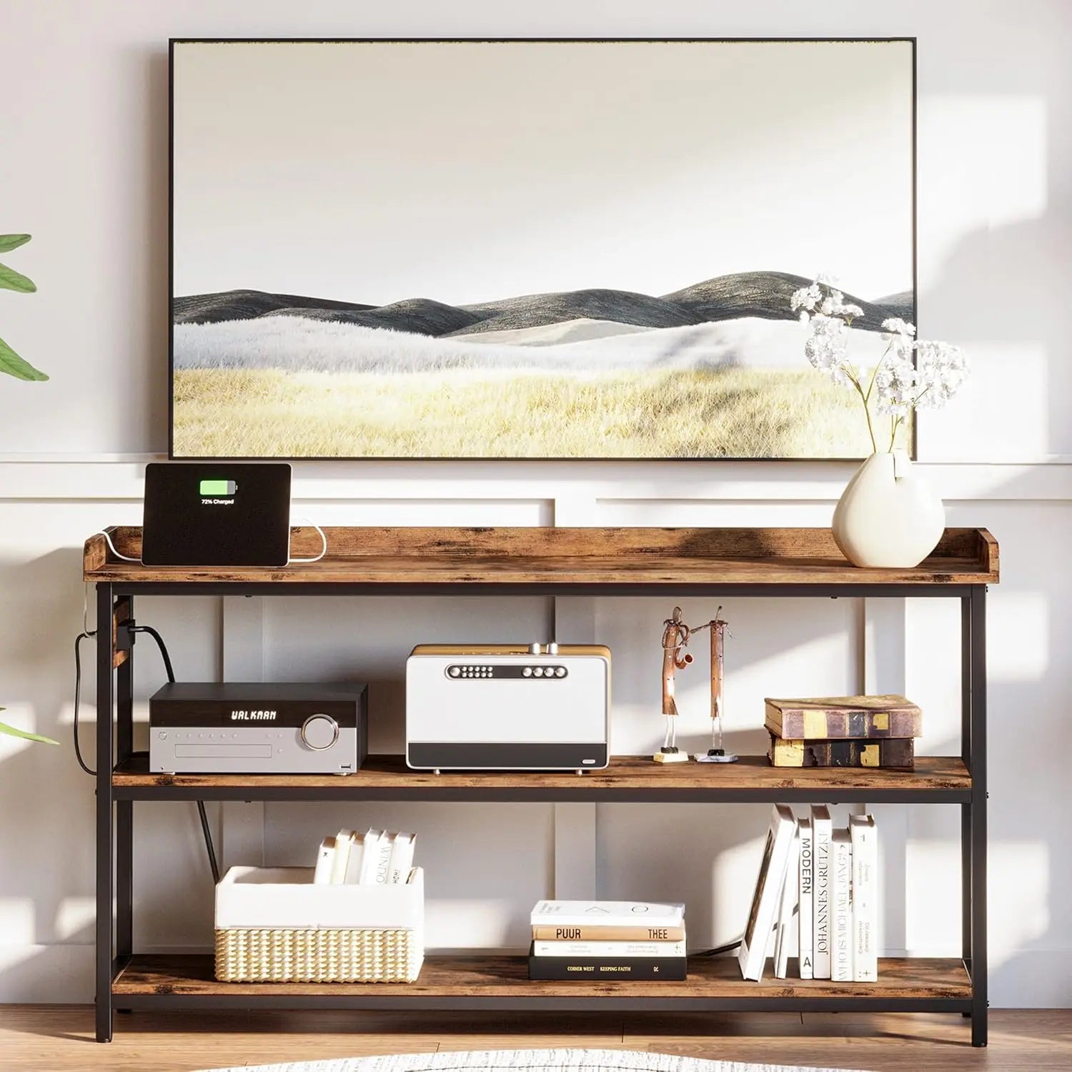 Console, sofa, hallway Table with Power Outlet