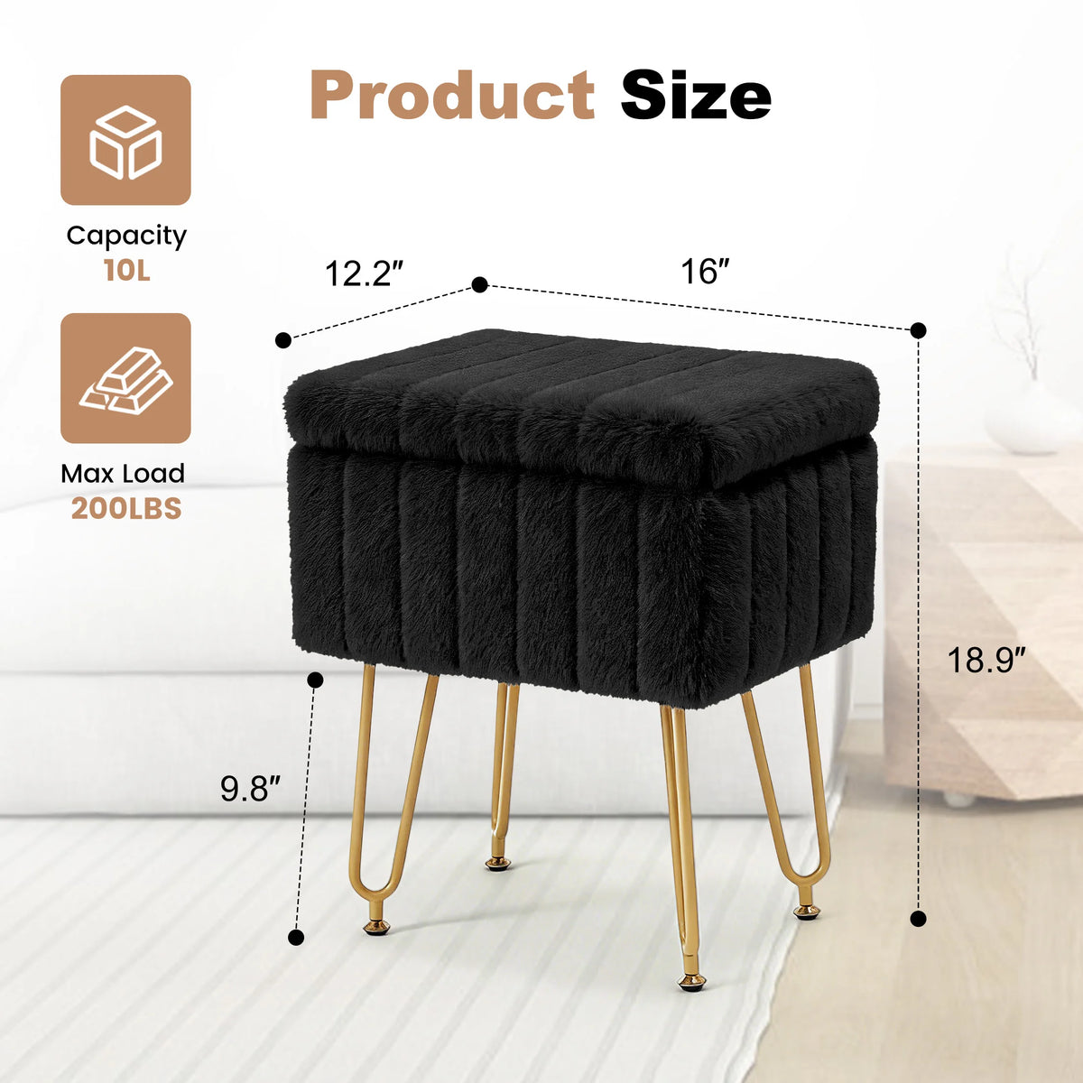 Ottoman Foot Rest Stool