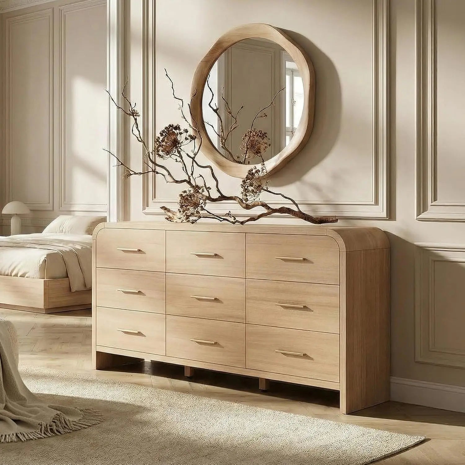 9-Drawer Dresser 63" Wide
