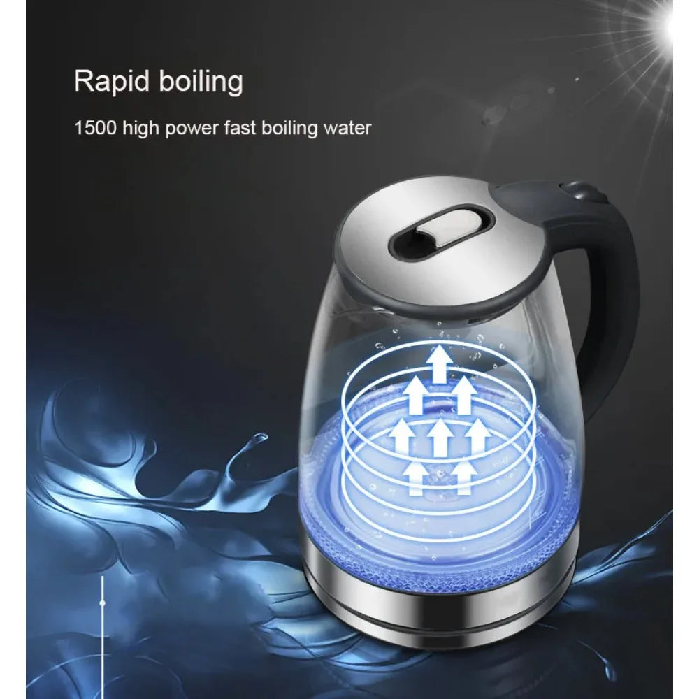 Cordless Auto-Off LED Tea Pot Water Heater