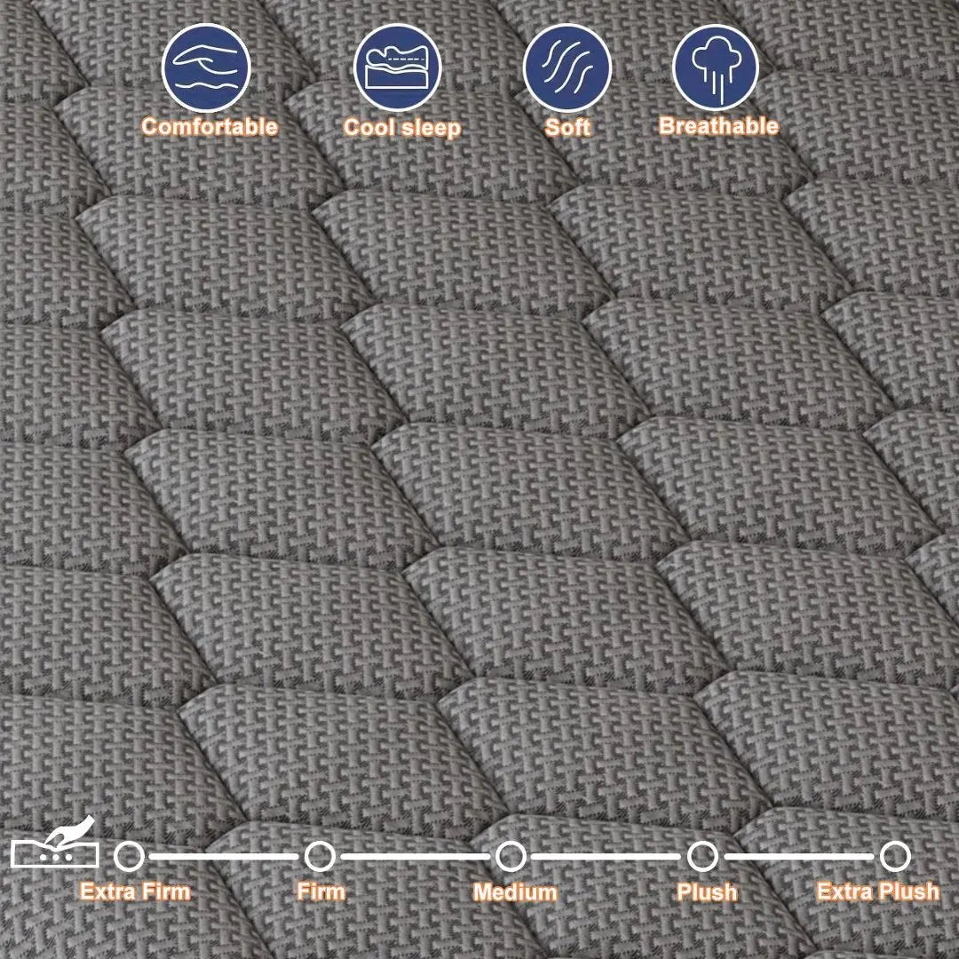 Mattress Memory Foam, Back Pain Relief, Pocket Spring