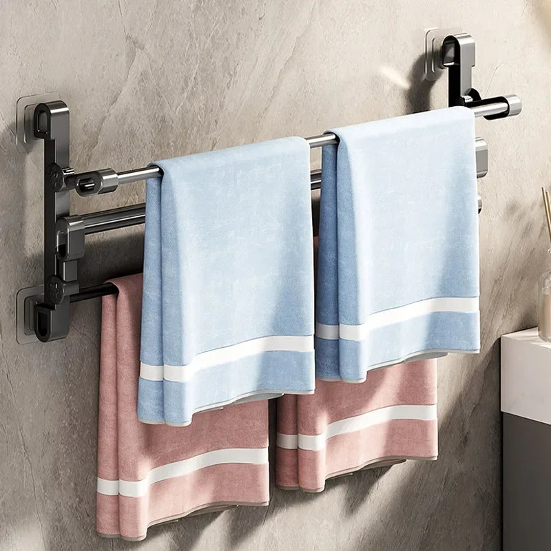 Shoe/towel Rack Wall-mounted, folding