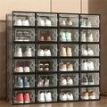 24pcs Large Stackable Plastic Shoe Storage Boxes