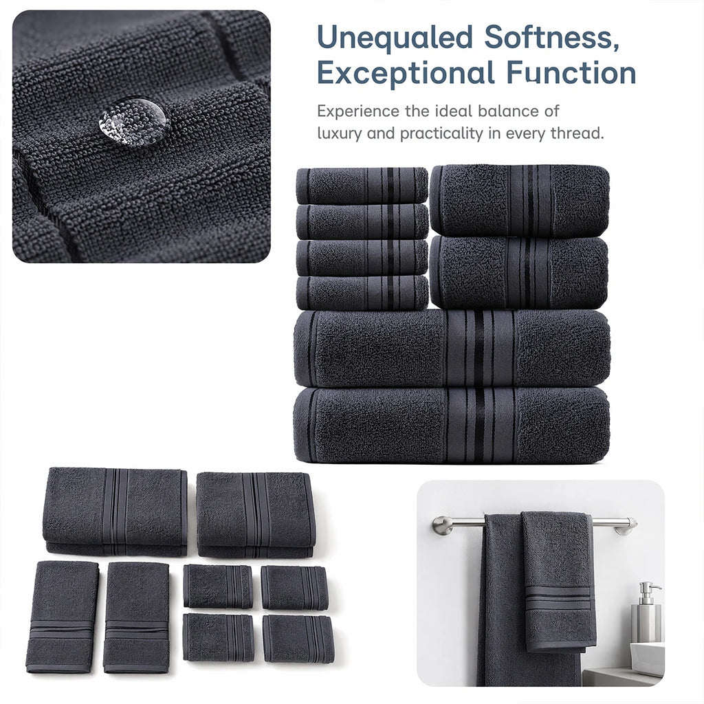 8 Piece Luxury Towel Set