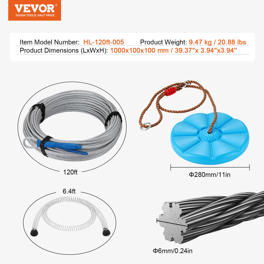 Zipline Kit Up to 500 lbs.