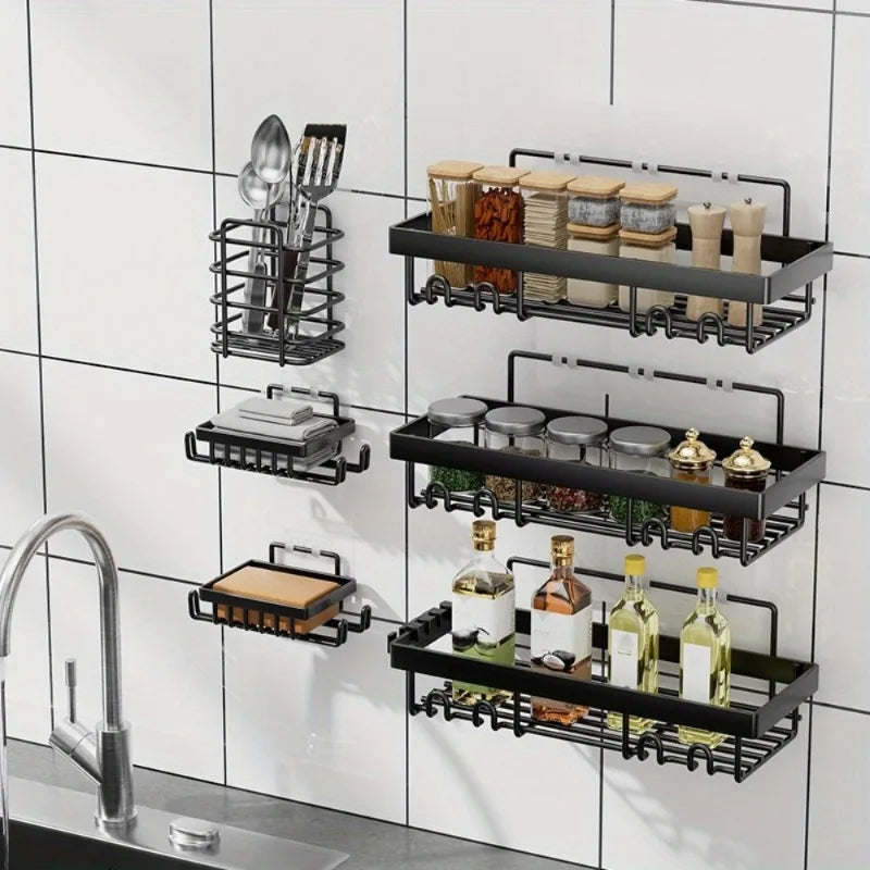 6 Pack Shower Caddy Shelf Rack