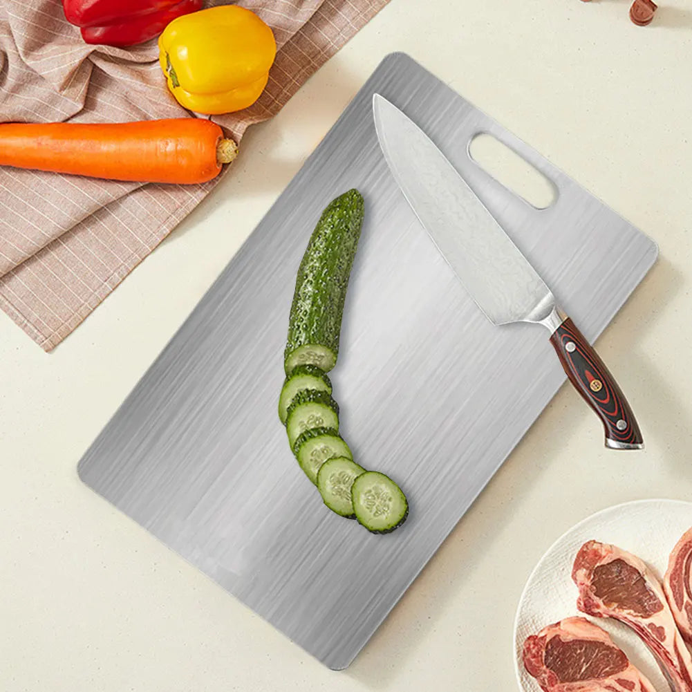Stainless Steel double-sided Cutting/chopping Board