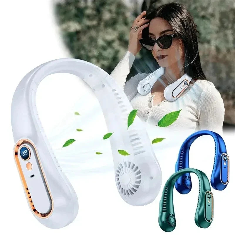 USB Rechargeable Portable Neck Fan