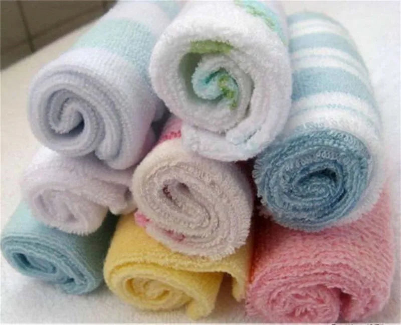 8pcs/Set Soft Cotton  Bath Towel Washcloth