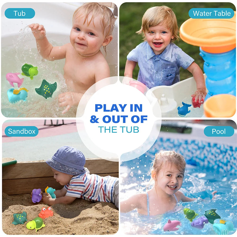 8PCS Bath Toys for Kids All Ages.