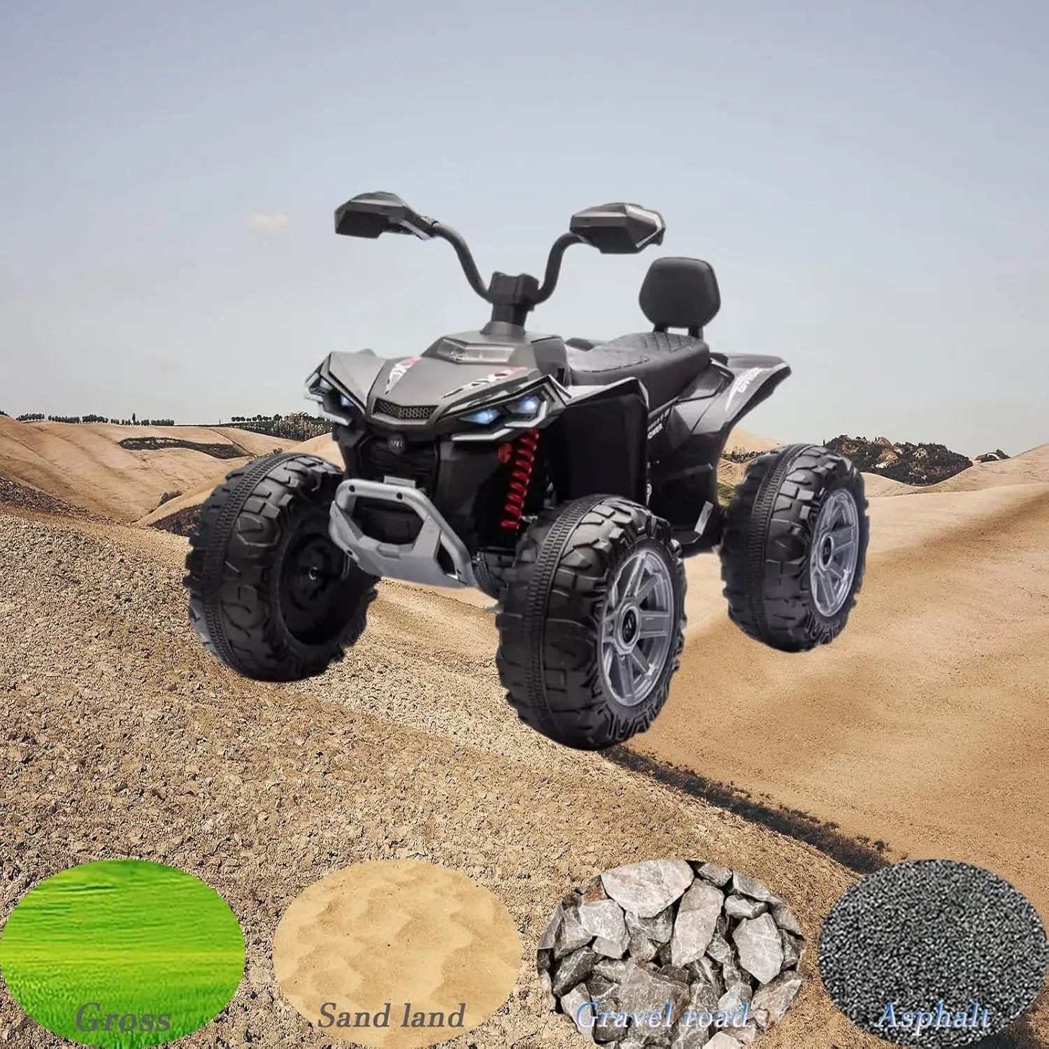 Kids Electric 2 Seater ATV 4-Wheeler