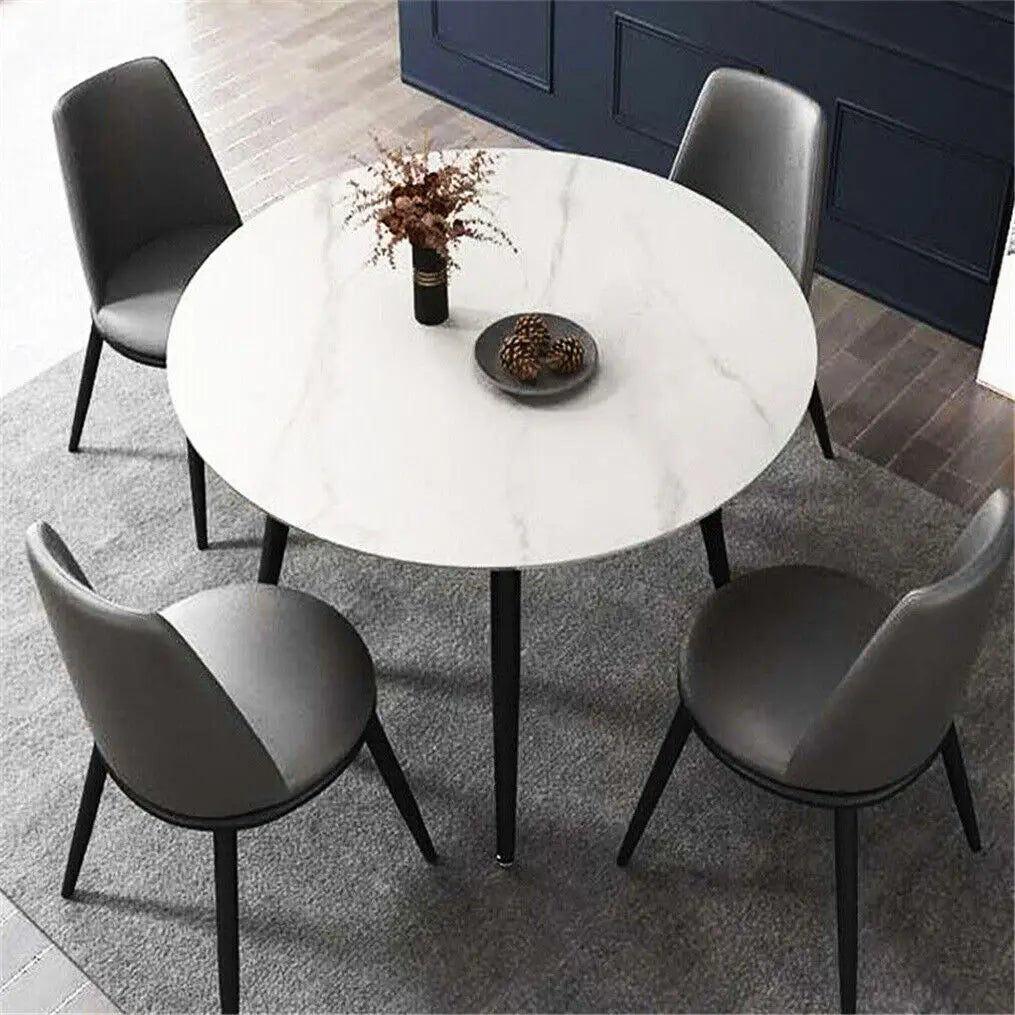 Round Dining Table Marble Top