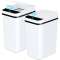 2 Pack 12L Bathroom Cans Motion Sensor Slim