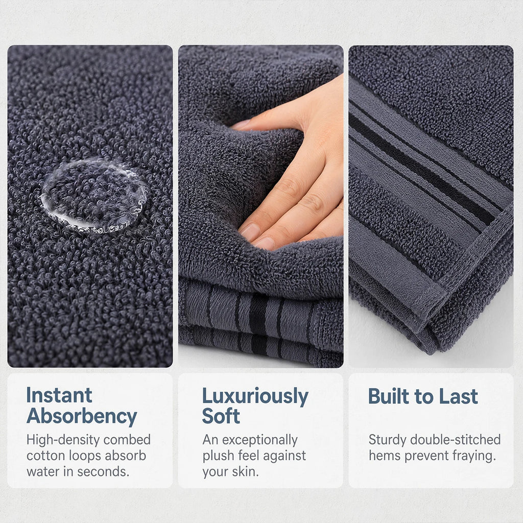 8 Piece Luxury Towel Set