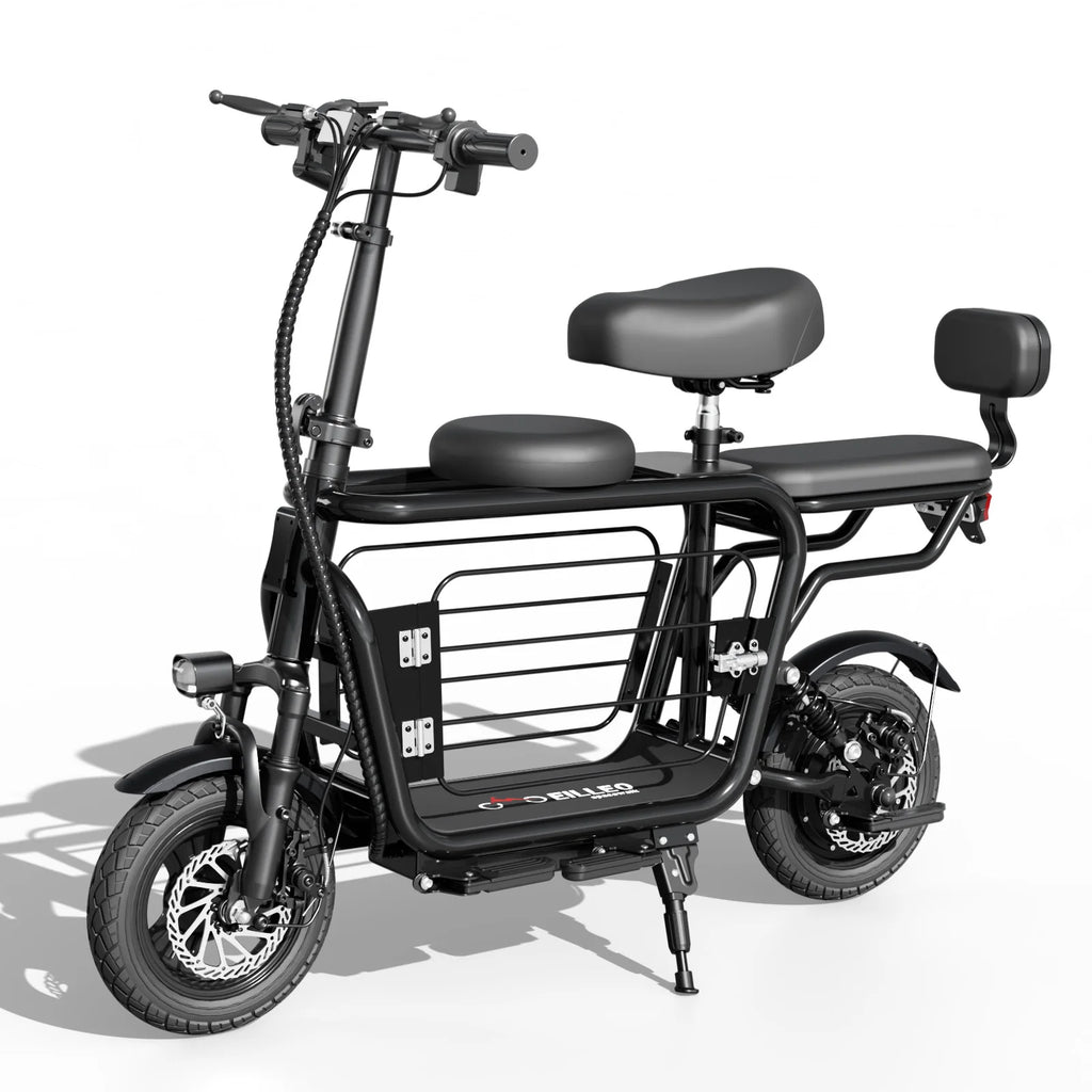 48V Electric Scooter with Large Pet Basket, Foldable