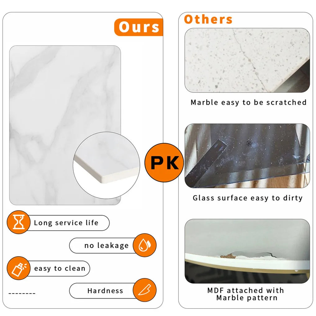Round Dining Table Marble Top
