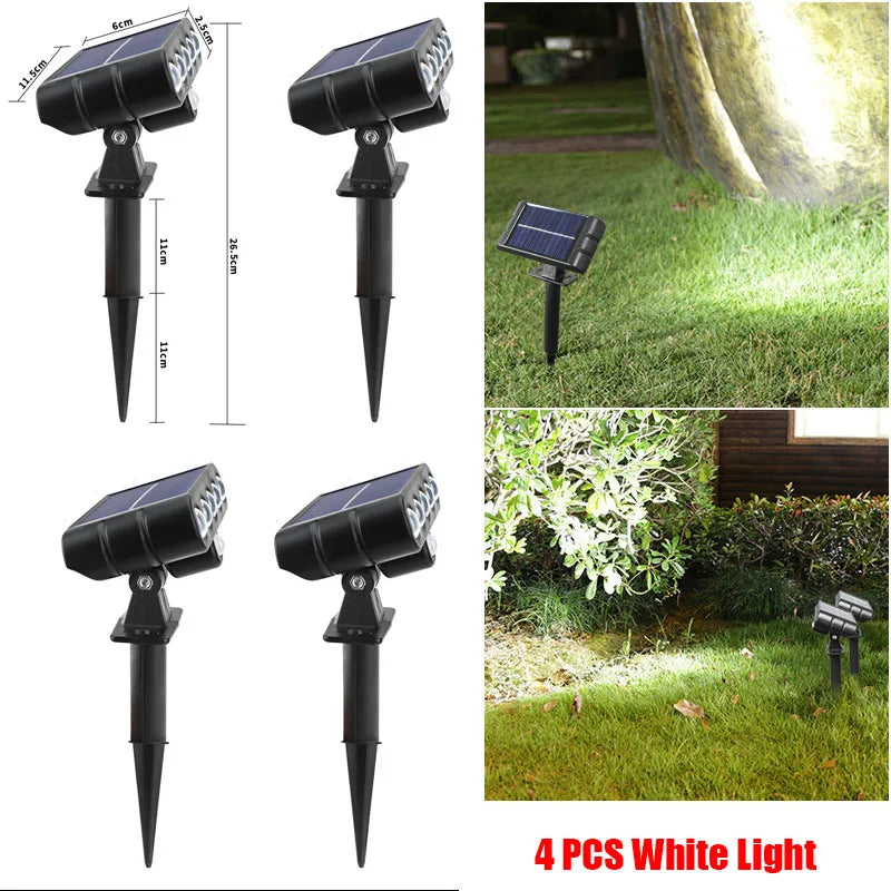 Solar Powered Outdoor Security Lamp
