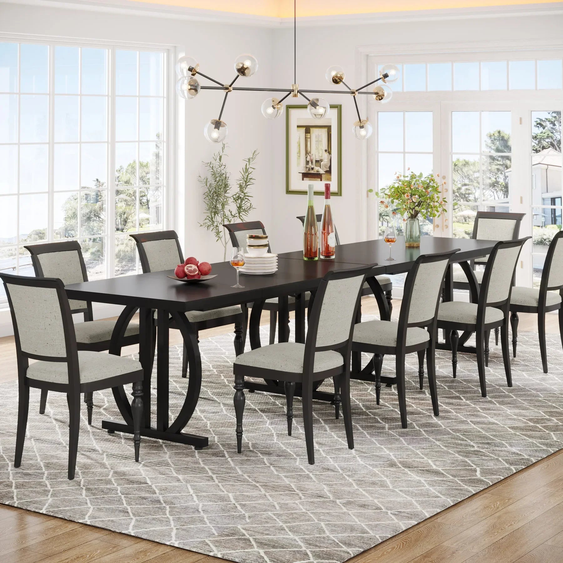 63-Inch Large Dinning Table