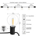 LED Globe String Lights