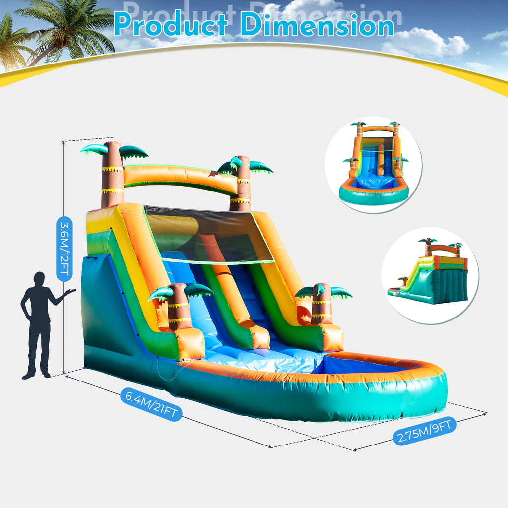 21ft Giant  Inflatable Water Slide