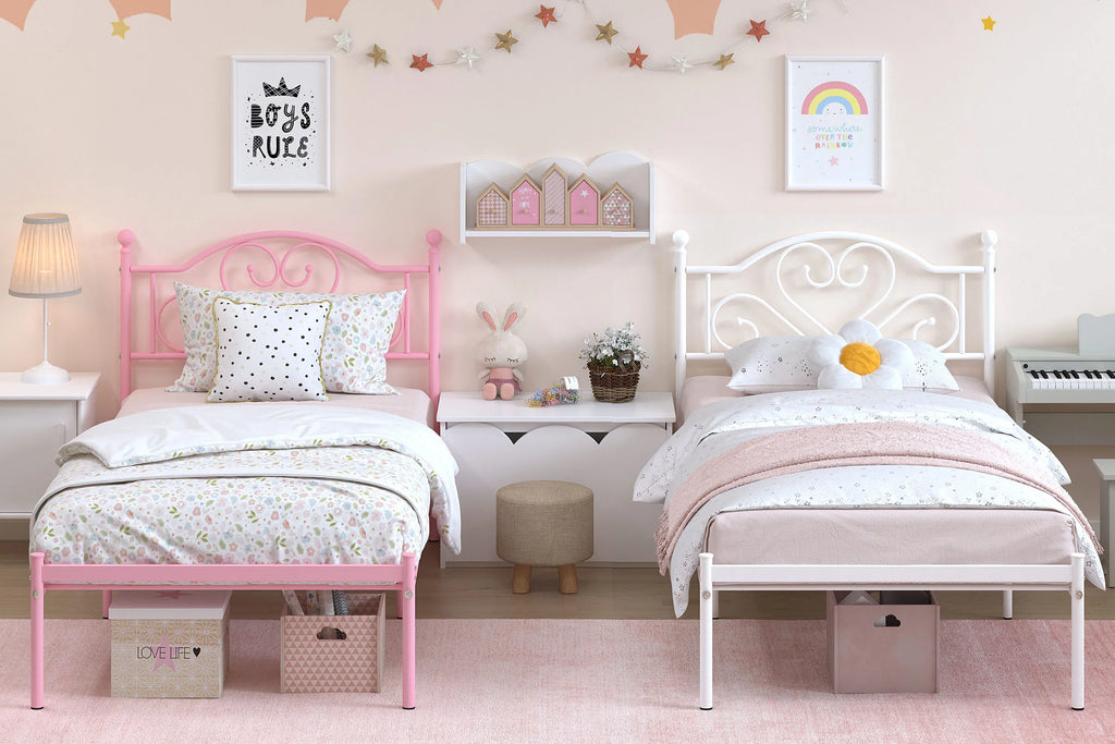 Twin Bed Frame with Headboard