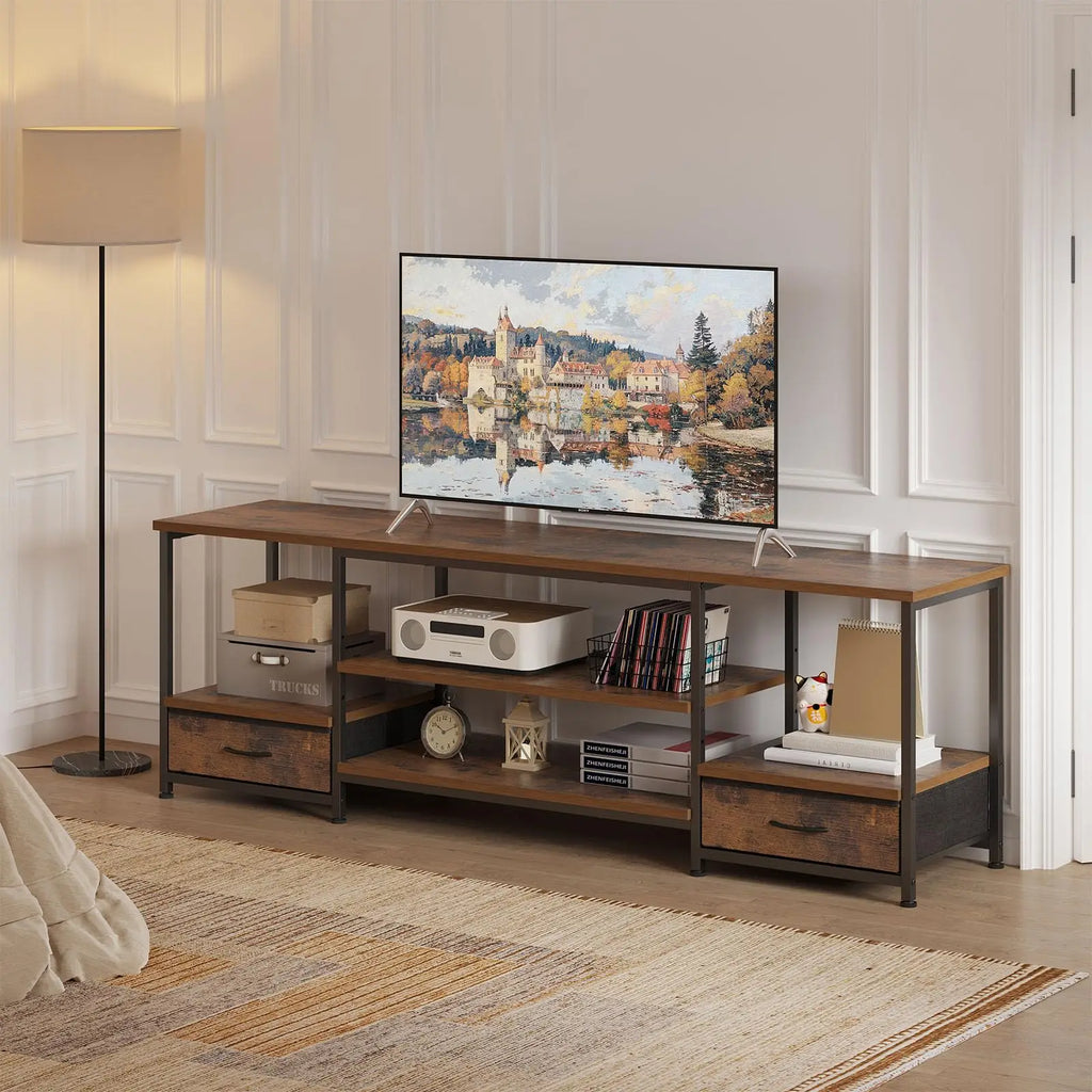 Wooden Tv Stand For Up To 75"