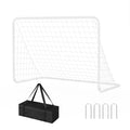 6x4ft Portable Soccer Goal Foldable Backyard Soccer Net Heavy Duty Steel Frame Pop-Up Training Equipment With Carry Bag