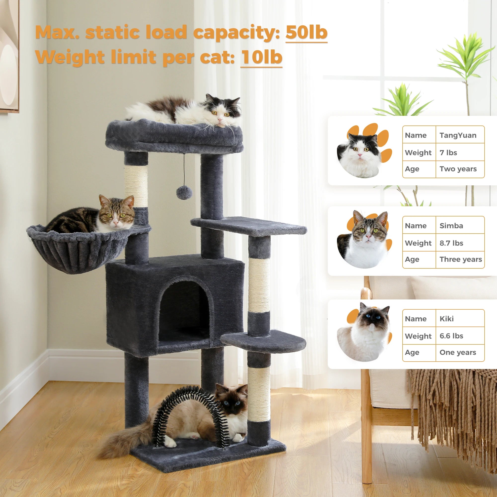 Cat Tower/house condo for Indoor Cats