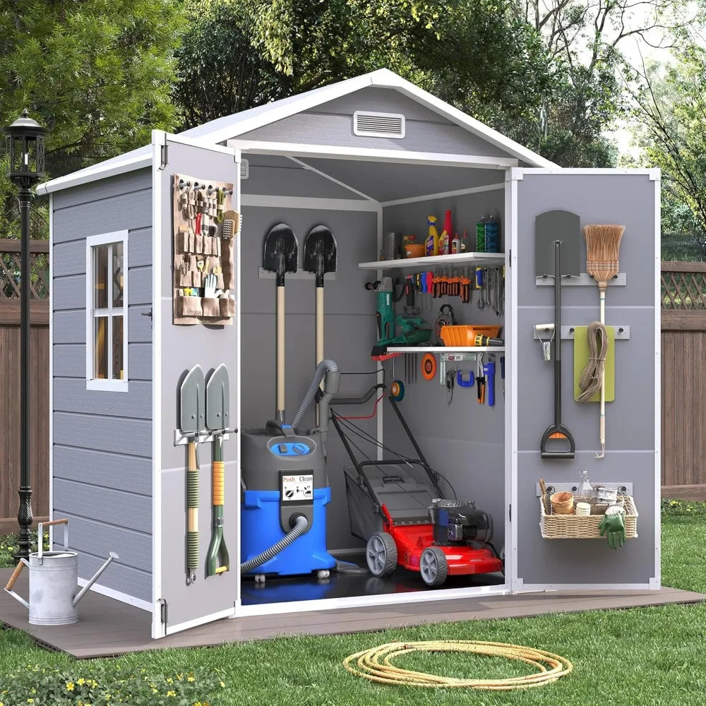 Resin Storage Shed with Flooring