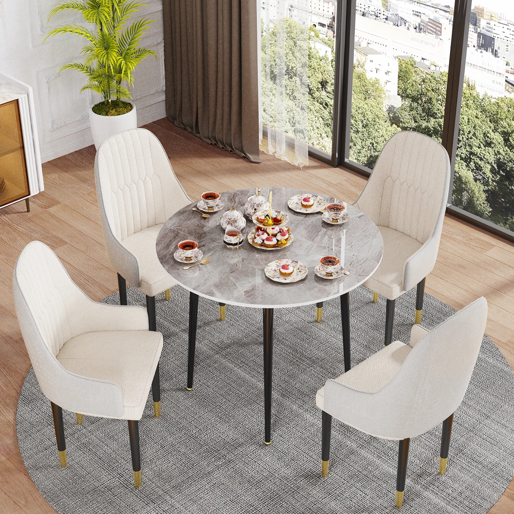 32" Sintered Stone Dining Table