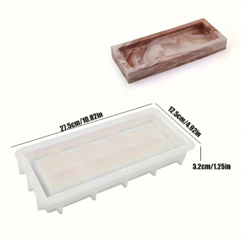 12.3-inch Large Silicone Tray With Edge