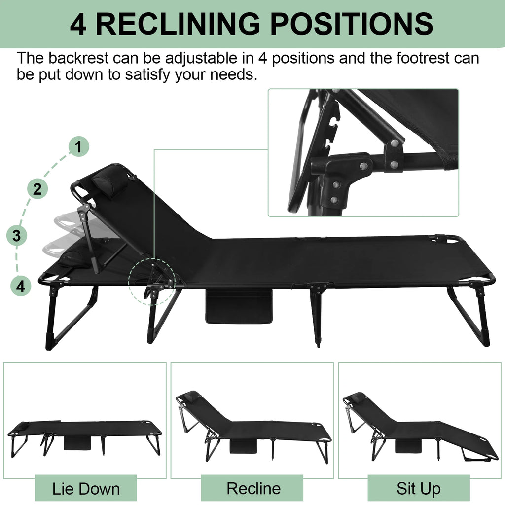 Reclining Outdoor Sleeping Bed